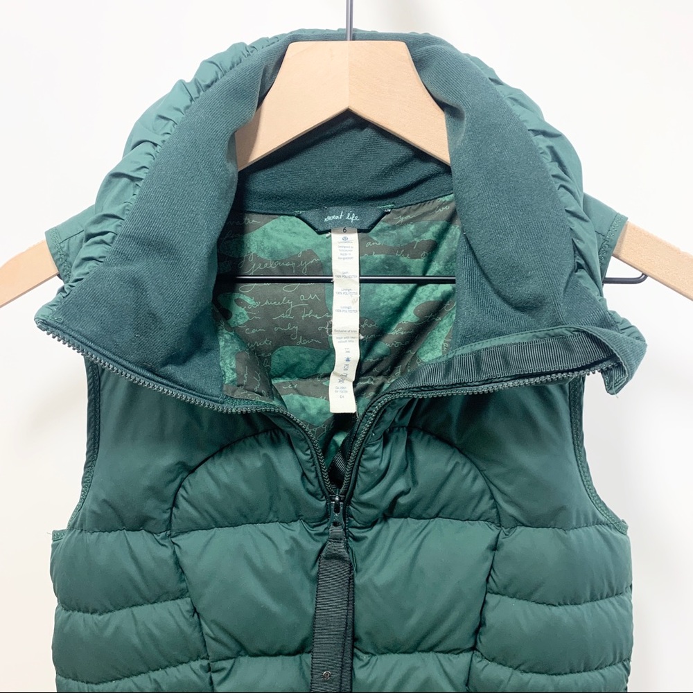 SOLD Lululemon Fluffin Awesome Down Vest - Picture 6 of 8